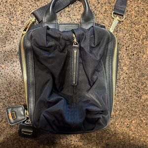 Chic Black and Gold Men's Briefcase